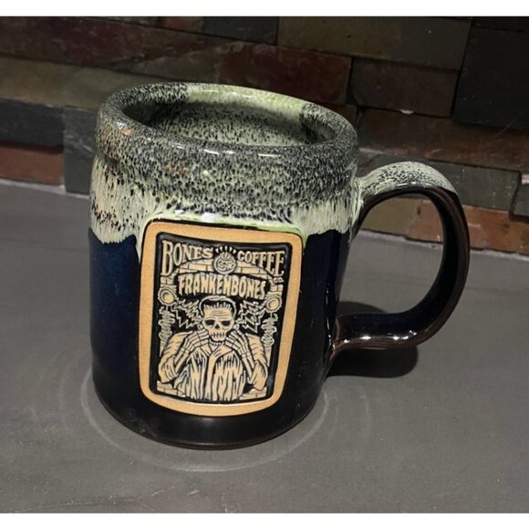 BONES COFFEE COMPANY Co. FRANKENBONES Mug (Deneen Pottery) LIMITED frankenstein
